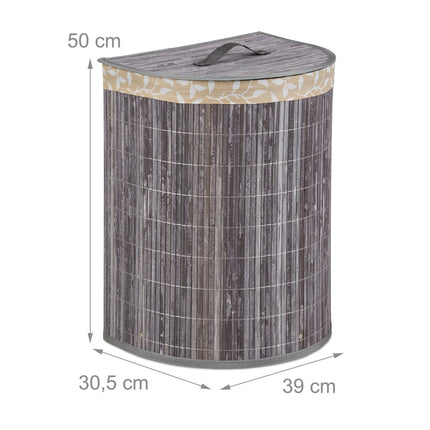 Oval laundry basket