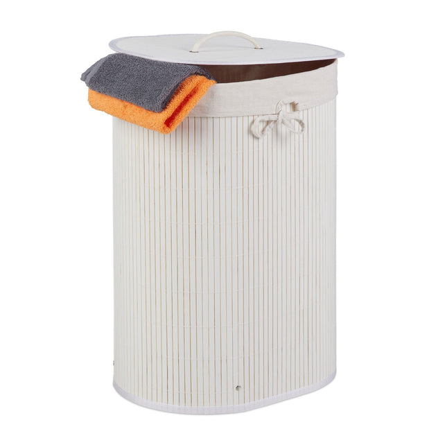 Oval laundry basket
