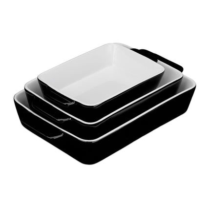 Oven form set of 3 black
