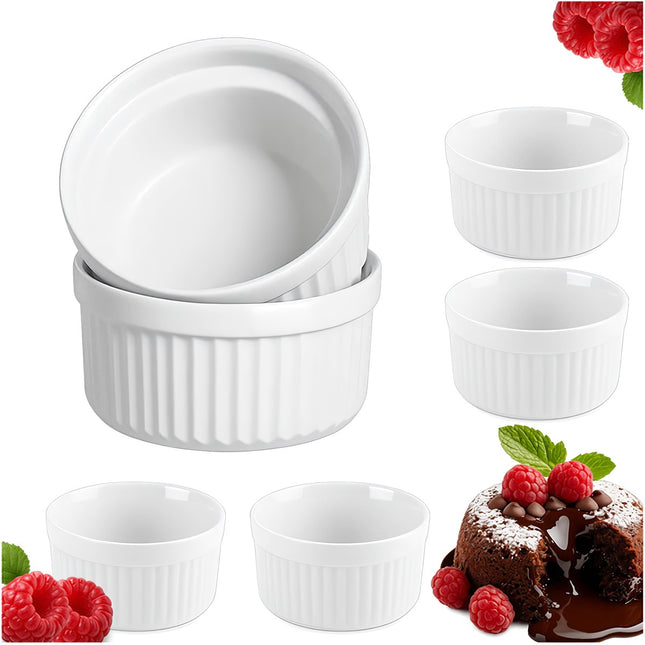 Ovenproof Ramekin Set, 6 Pieces