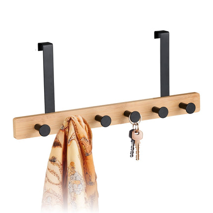 Over Door Coat Rack with 6 Hooks