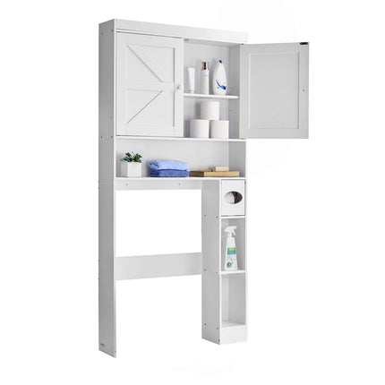 Over-The-Toilet Storage Cabinet, Double Door, 171 cm, White