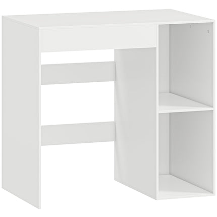 Over-Washer Storage Cabinet, White, Open Shelves