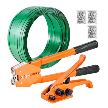 PET Strapping Kit, Tensioner and Sealer, 5/8 in x 1000 ft