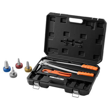 PEX Pipe Expander Tool Kit, 4 Heads 3/8–1 In, Cutter