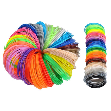 PLA 3D filaments - set 30pcs x 5m