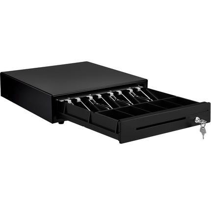 POS Cash Drawer 33 cm, 12V, 4 Bill 5 Coin, RJ11