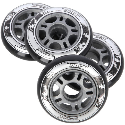 PU 80x24 Black Wheels, 4 Pack