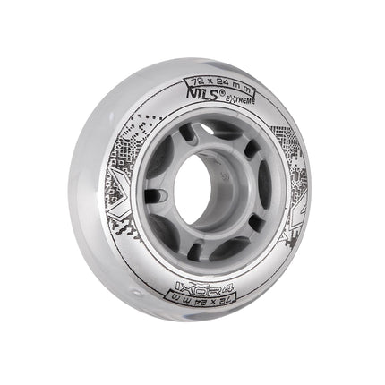 PU Clear Wheels, 72x24mm, 4 Pcs