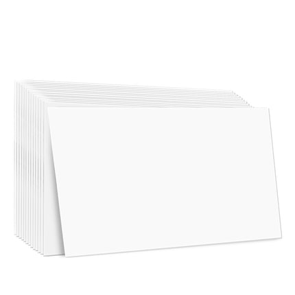 PVC Drop Ceiling Tiles 10 Pack, 24 x 48 in, 5 mm Thick, Smooth White