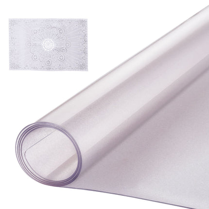 PVC Table Protector 24 x 48 Inch, 1.5 mm Frosted