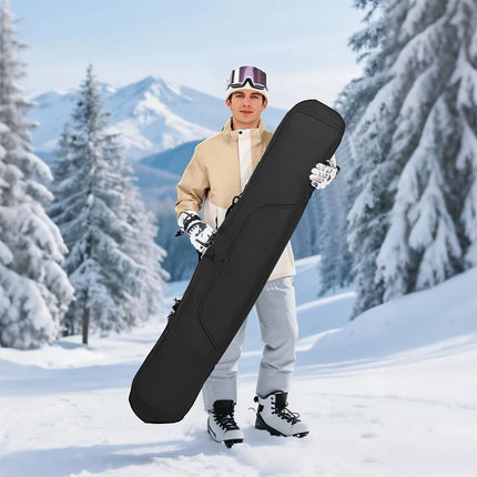 Padded Snowboard Travel Bag, 65 In, Waterproof 600D