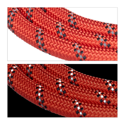 Padded dog leash red 150 cm