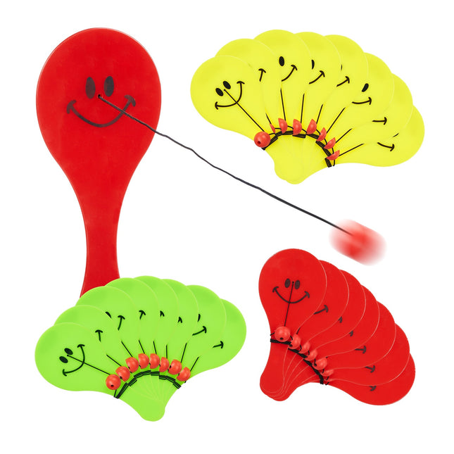 Paddle Ball Rackets Set, 24x – Party Gift for Kids