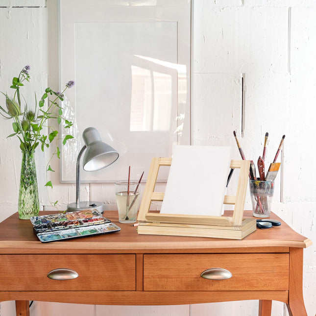 Paint box with easel