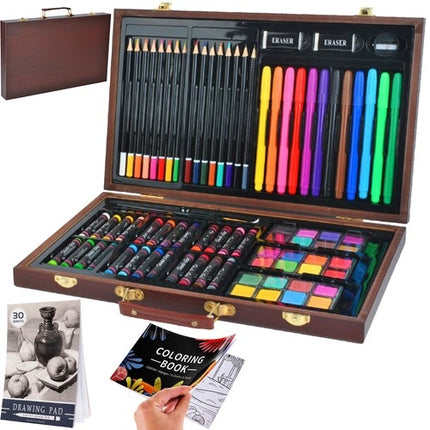 Painting kit 81 pcs in a suitcase