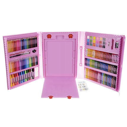 Painting set 208 pieces in a suitcase
