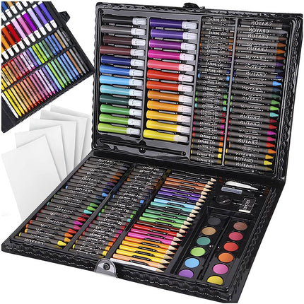 Painting set in a suitcase, 169 pcs, black