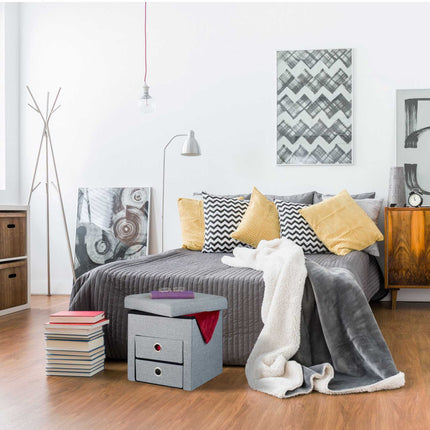 Pallet with storage 2 drawers