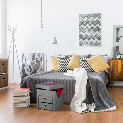 Pallet with storage 2 drawers