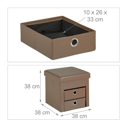Pallet with storage boxes