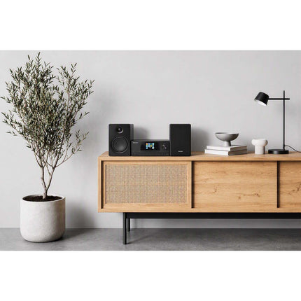 Panasonic Micro Hi-Fi System 180 W with CD, DAB+ and Wi-Fi, Bluetooth, Black