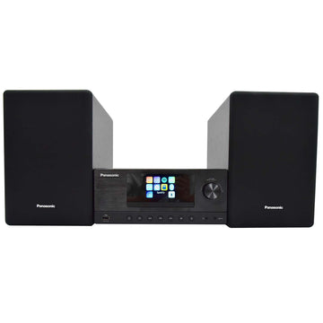 Panasonic Micro Hi-Fi System 180 W with CD, DAB+ and Wi-Fi, Bluetooth, Black