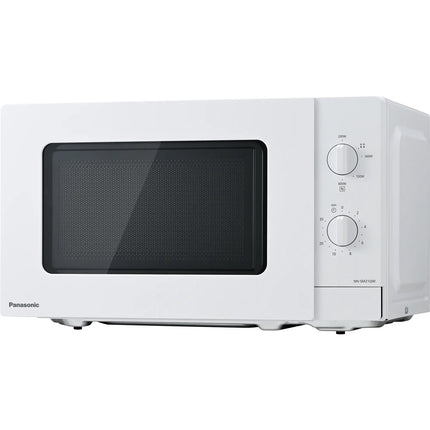 Panasonic Microwave Oven 800 W 20 L with Mechanical Dials, White, 5 Power Levels
