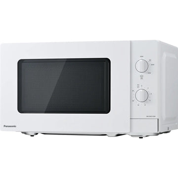Panasonic Microwave Oven 800 W 20 L with Mechanical Dials, White, 5 Power Levels