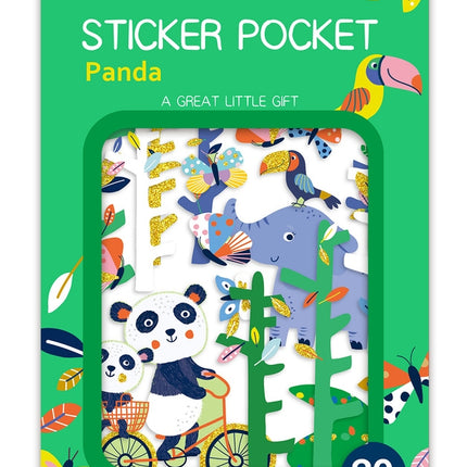 Panda Stickers for Kids, Cute Animal Design, 50-Pack
