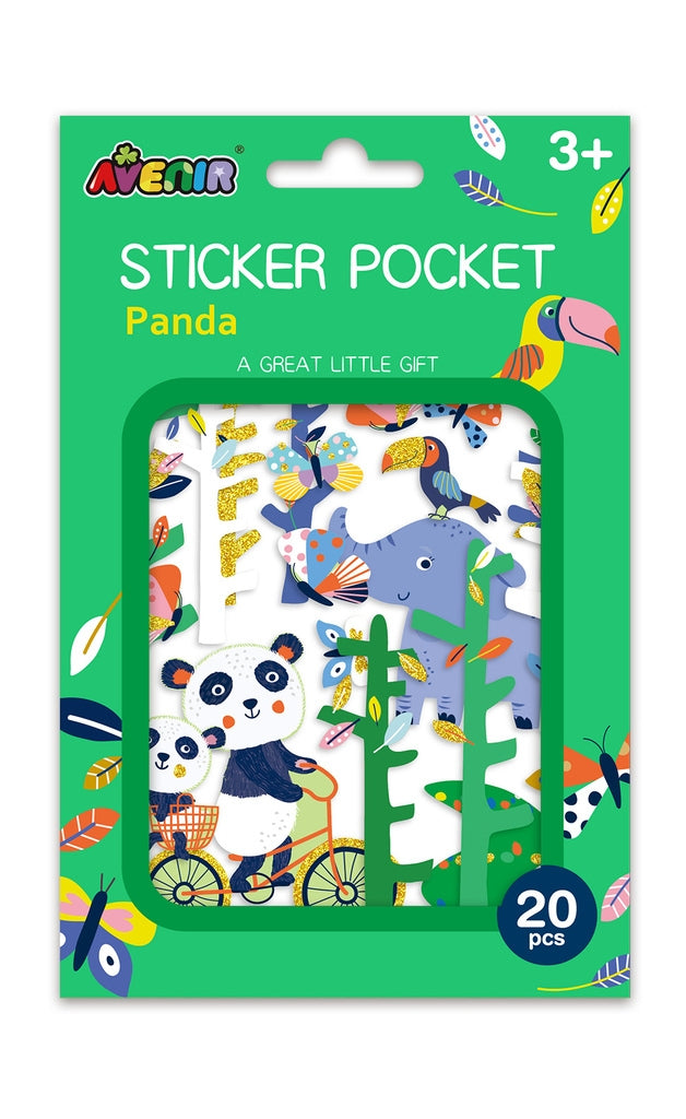 Panda Stickers for Kids, Cute Animal Design, 50-Pack
