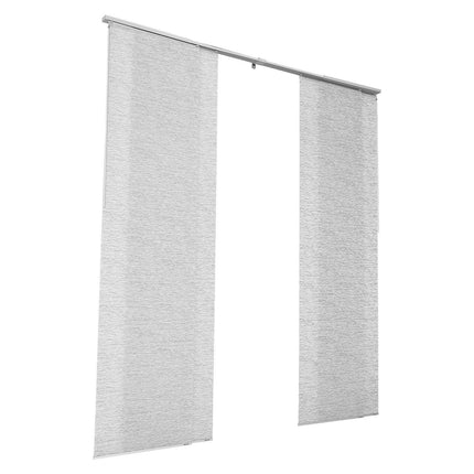 Panel Track Blinds, 4 Panels, 116–218 cm Track, Gray