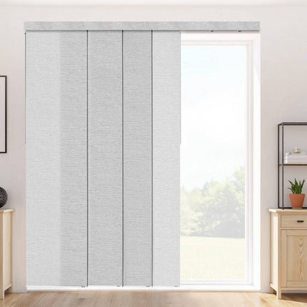Panel Track Blinds, 4 Panels, 116–218 cm Track, Gray