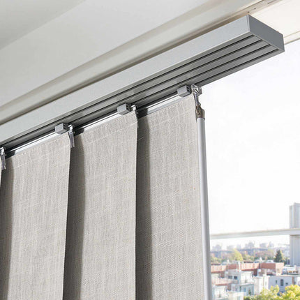 Panel Track Blinds, 4 Panels, Blackout, 116–218 cm