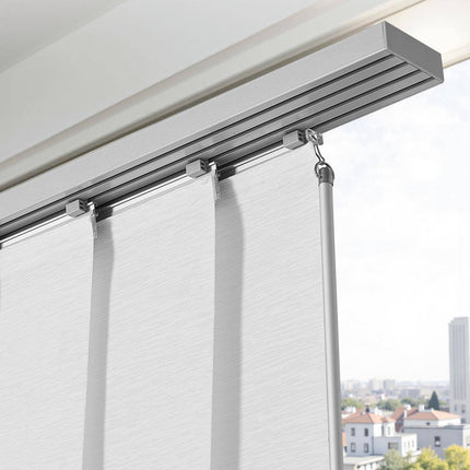 Panel Track Blinds, White, 4 Panels, 116-218 cm