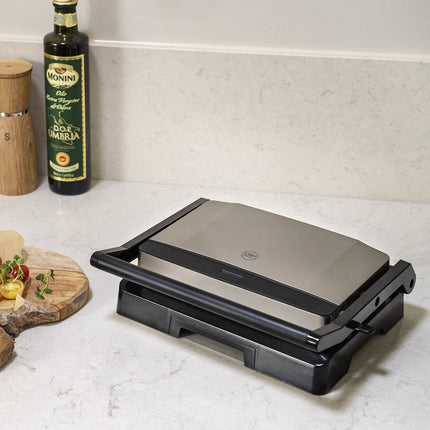 Panini Press 1000W, Ceramic Nonstick, Vertical Storage