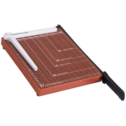 DIN A4 Paper Cutter - Metal, Brown, 48x26.5x5cm