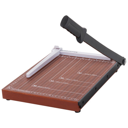 DIN A4 Paper Cutter - Metal, Brown, 48x26.5x5cm