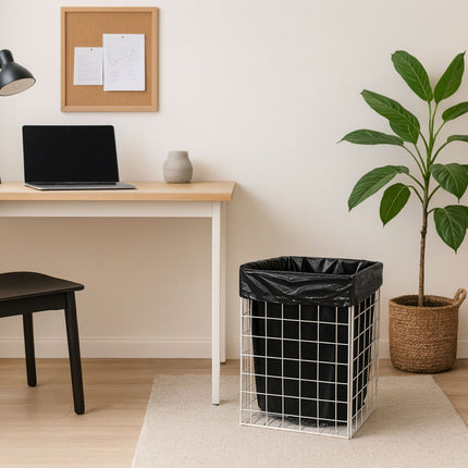 Paper Waste Bin, Wire, 25L, Office/Home Use