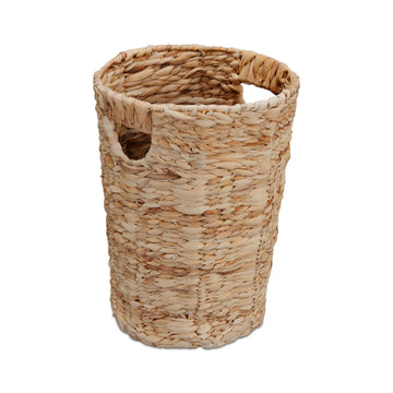 Paper basket in water hyacinth