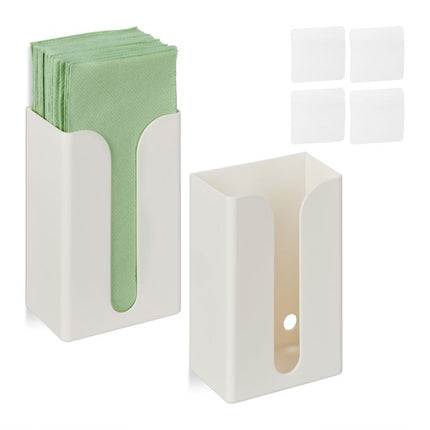 Paper dispenser for the wall in a set of 2
