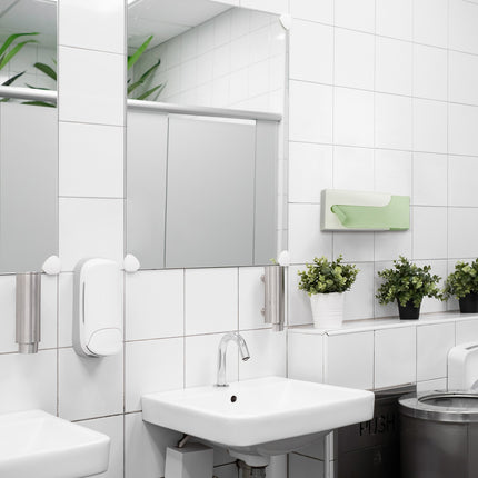 Paper dispenser for the wall in a set of 2