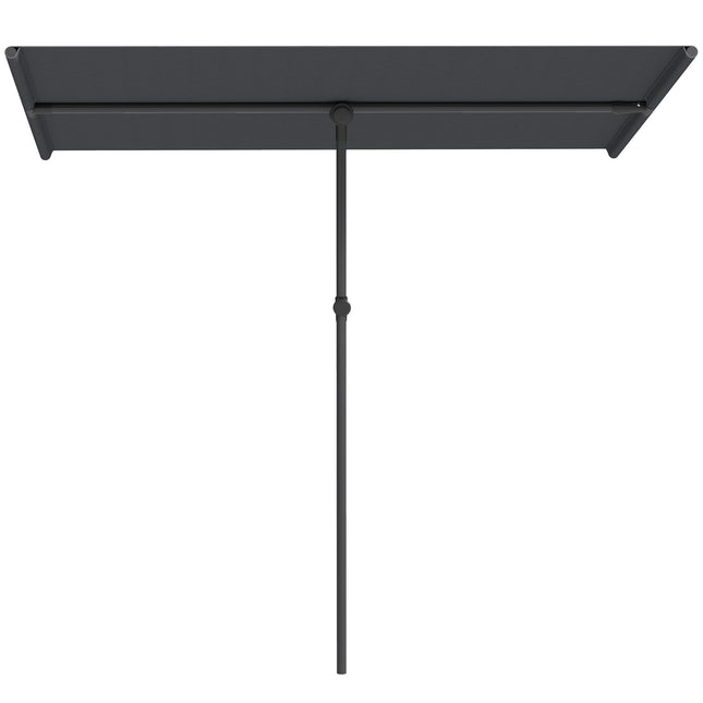 Rotatable garden parasol - adjustable height, sun protection