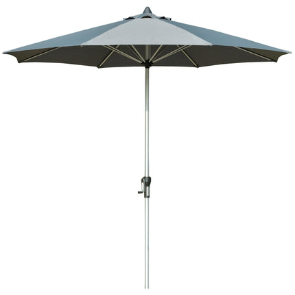 Balcony Market Umbrella, 2.7M sun protection, dark grey