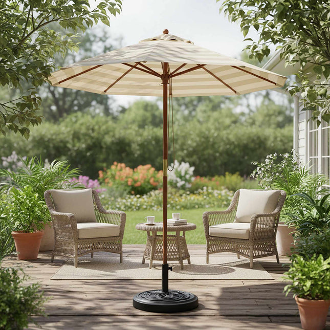 Parasol Base, 12 kg, Fits Multiple Pole Sizes
