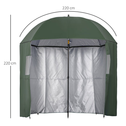 Fishing umbrella tent, 2.2M, side wall, UV sun protection
