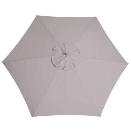 Garden parasol, 3-layer sun protection, bamboo, Ø2.5x2.3 M
