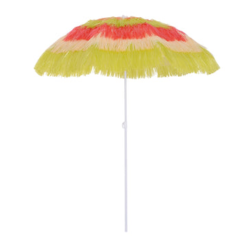 Hawaiian Beach Umbrella - Colorful, 160 cm in diameter