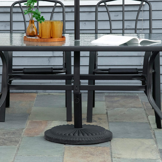 Parasol stand 14 kg cement base, fits 35-48 mm poles