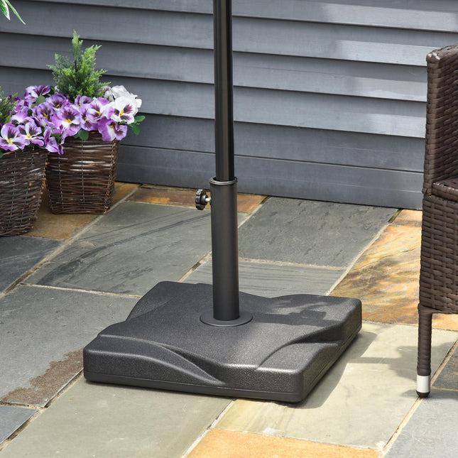 Parasol Base 20 Kg, Cement, Fits 30-38 Mm posts